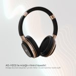 AG-H202 Stereo Bluetooth Kulak Üstü Kulaklık - Görsel 3