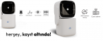 AG-K200 360° Kablosuz IP Güvenlik Kamerası - Görsel 2