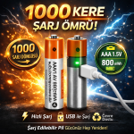Aggiy Şarj Edilebilir Pil