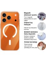 İphone 17 Pro Uyumlu Şeffaf Magsafe Kılıf - Görsel 4
